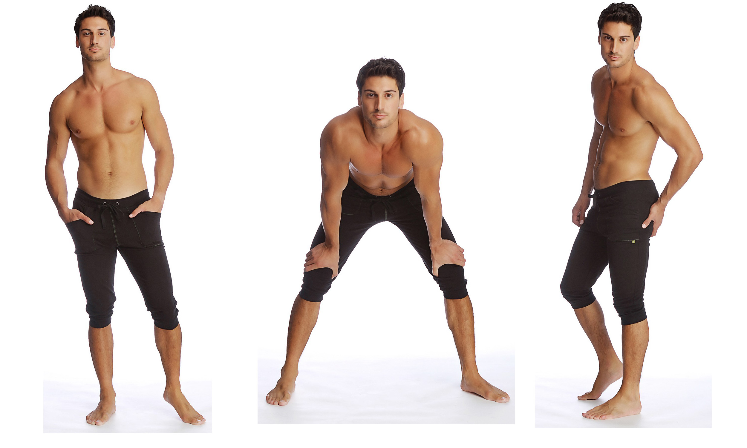 Men in yoga pants is HAPPENING