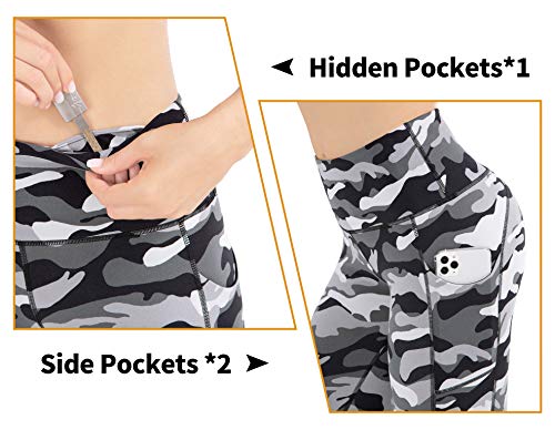 HOFI High Waisted Yoga Pants for Women, 4 Way Stretch Workout Pants, Tummy Control Yoga Leggings with Pockets