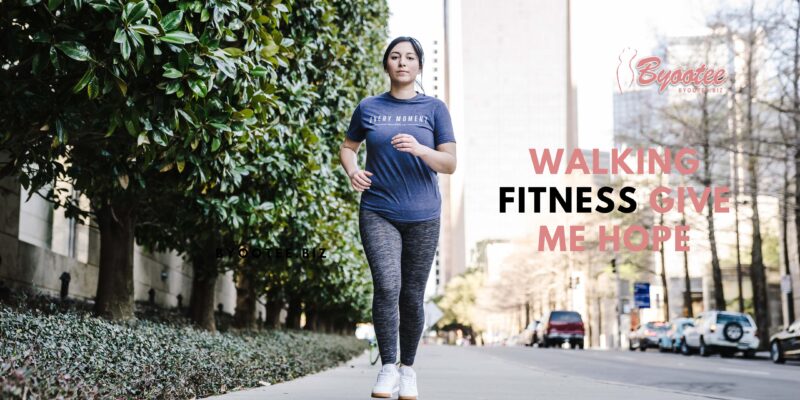 Walking exercise as fitness regime
